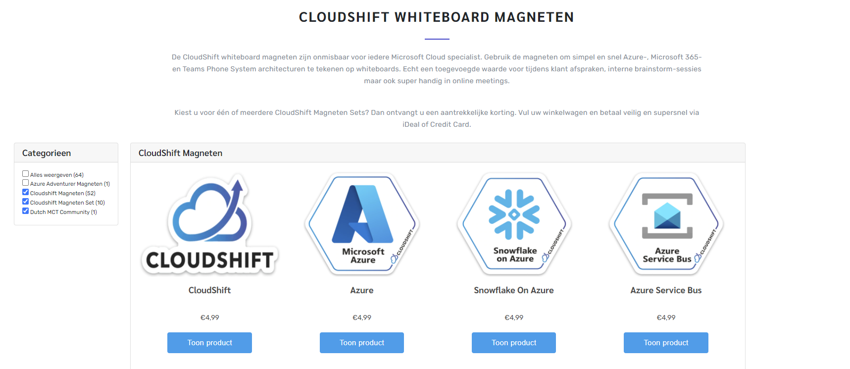 CloudShift New CloudShift platform, our merch store is online!